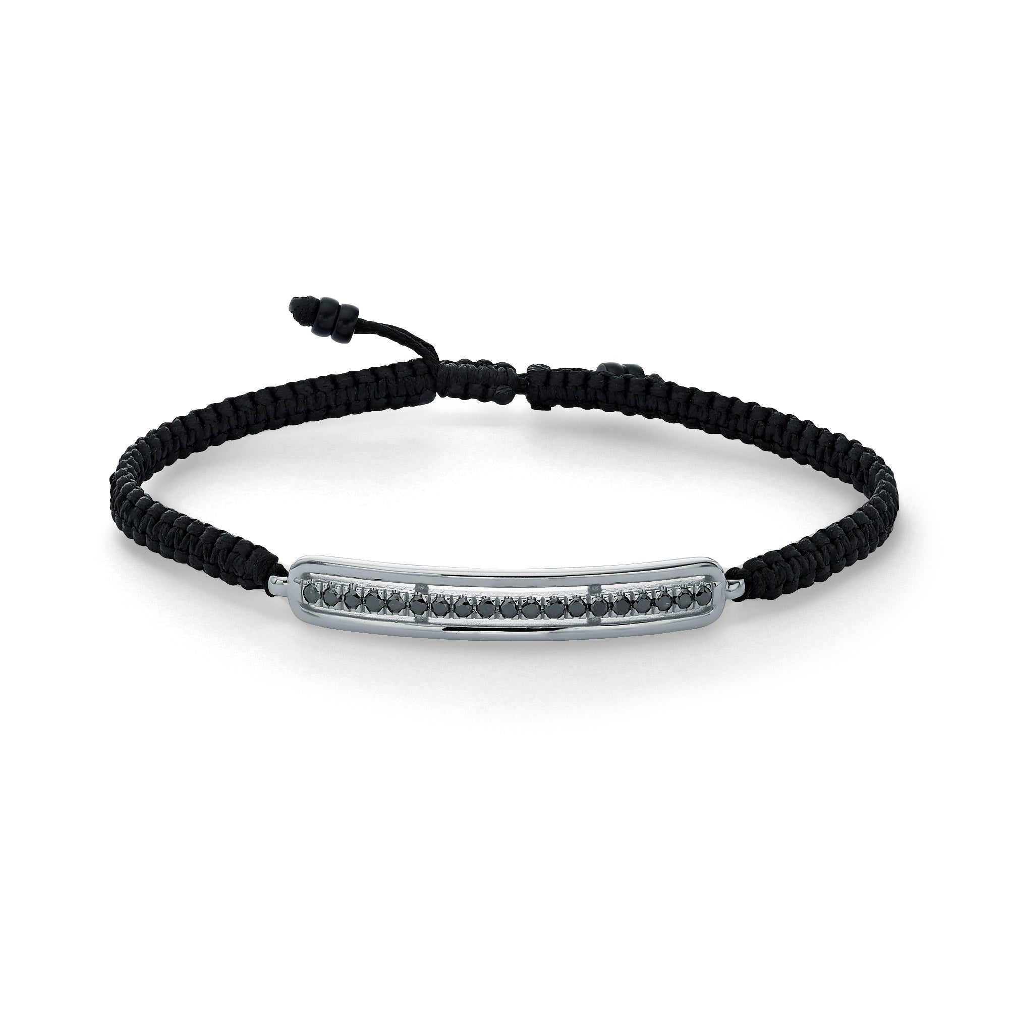 MEN'S BLACK DIAMOND BRACELET