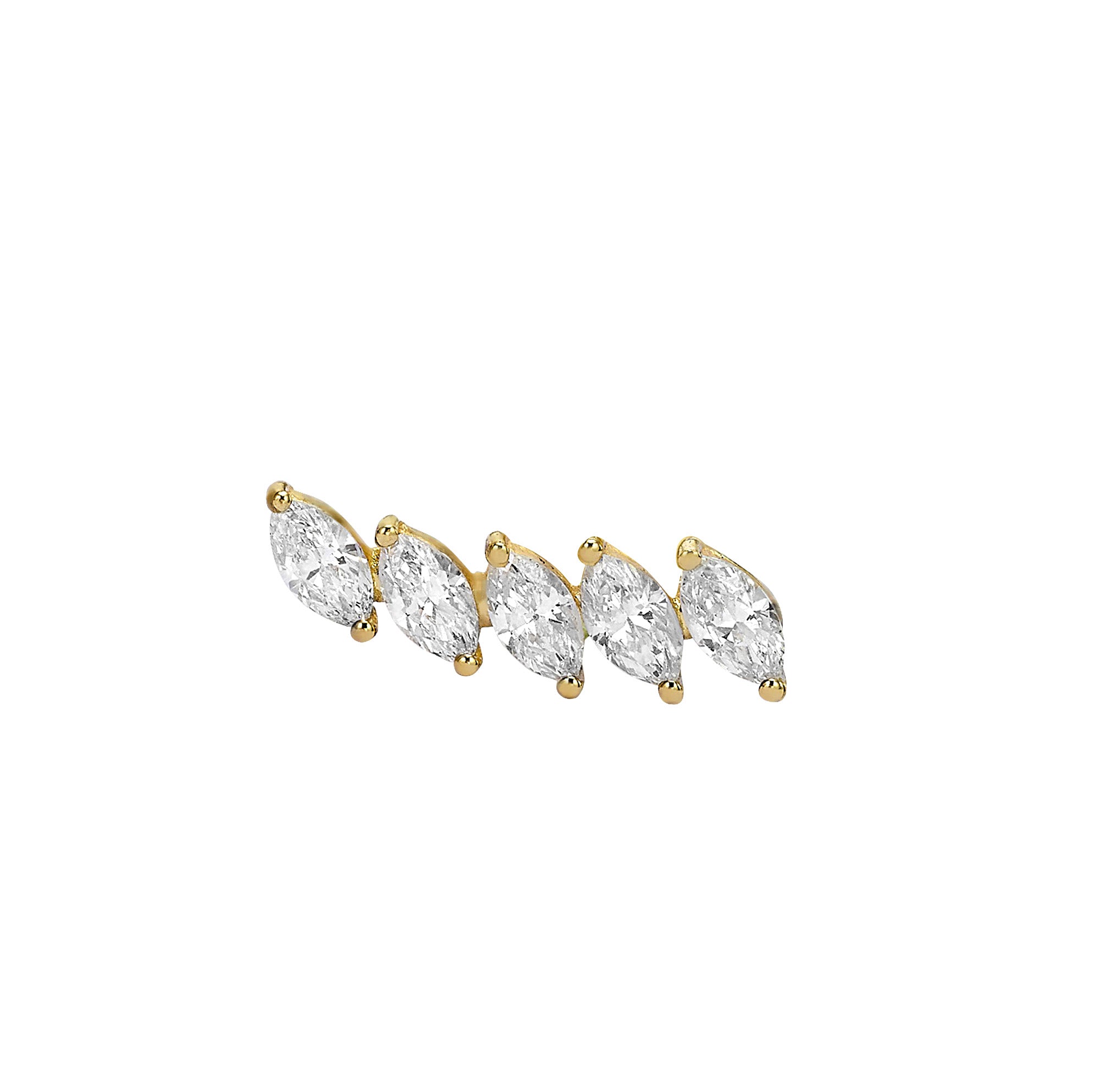 MARQUISE DIAMOND CLIMBER EARING