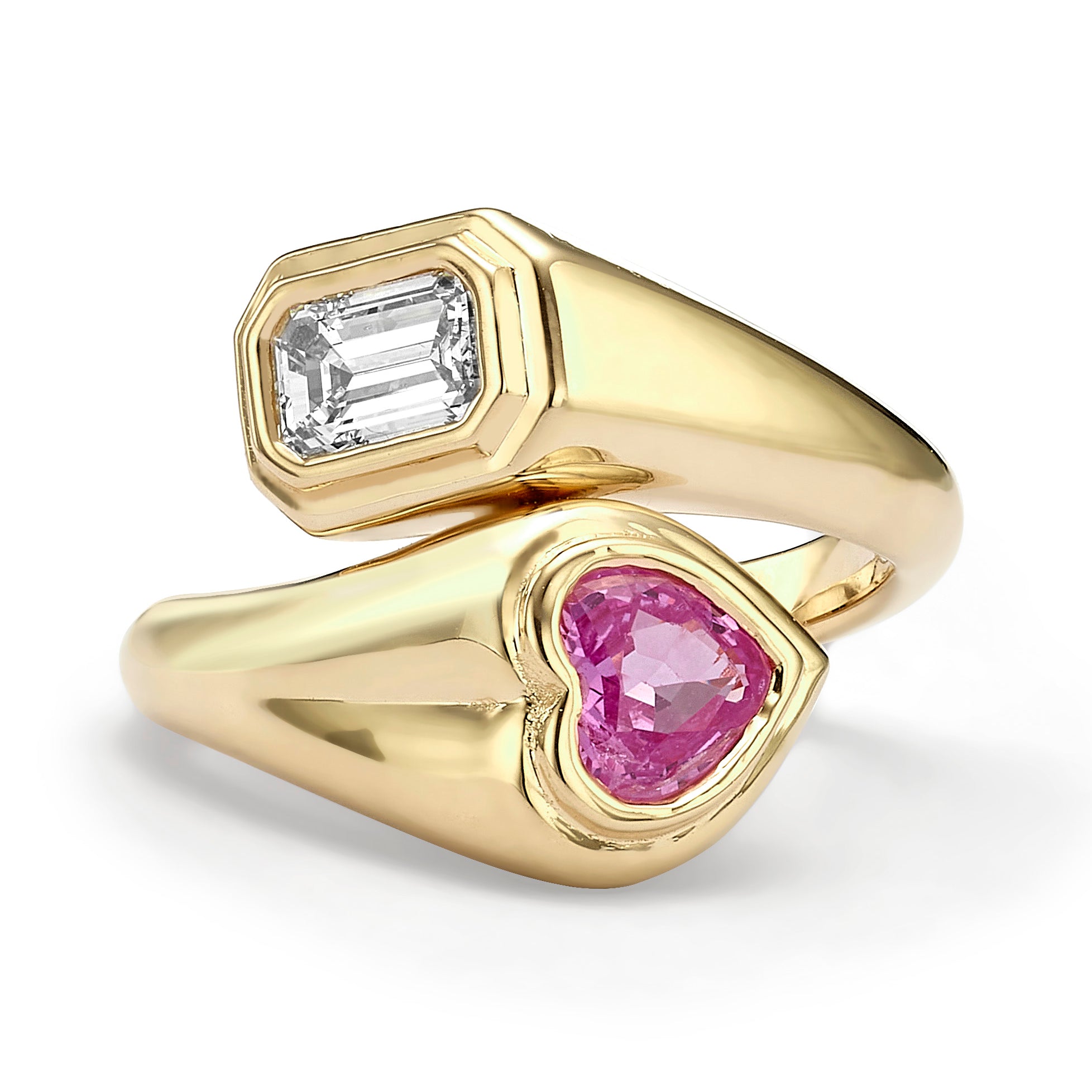 PINKY BOLDI HAERT AND EMERALD DIAMOND