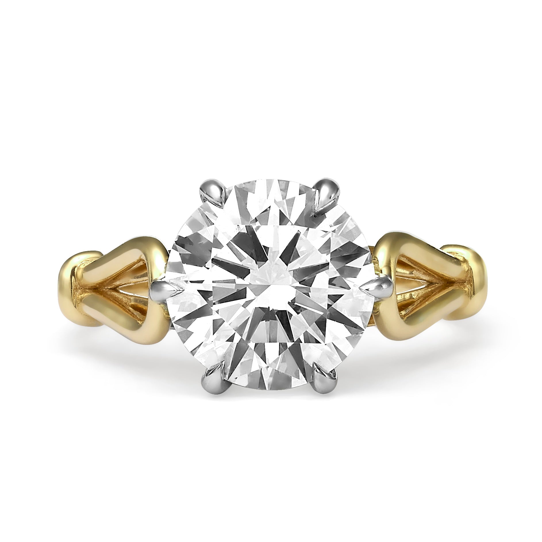 3CT ROUND BRILLIANT ENGAGEMENT RING