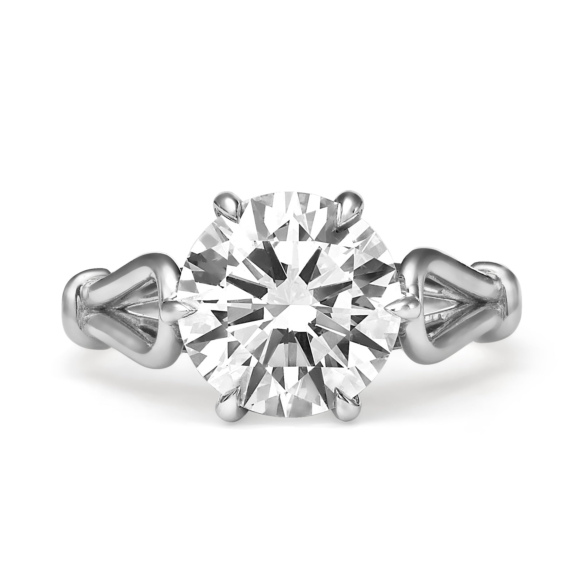 3CT ROUND BRILLIANT ENGAGEMENT RING