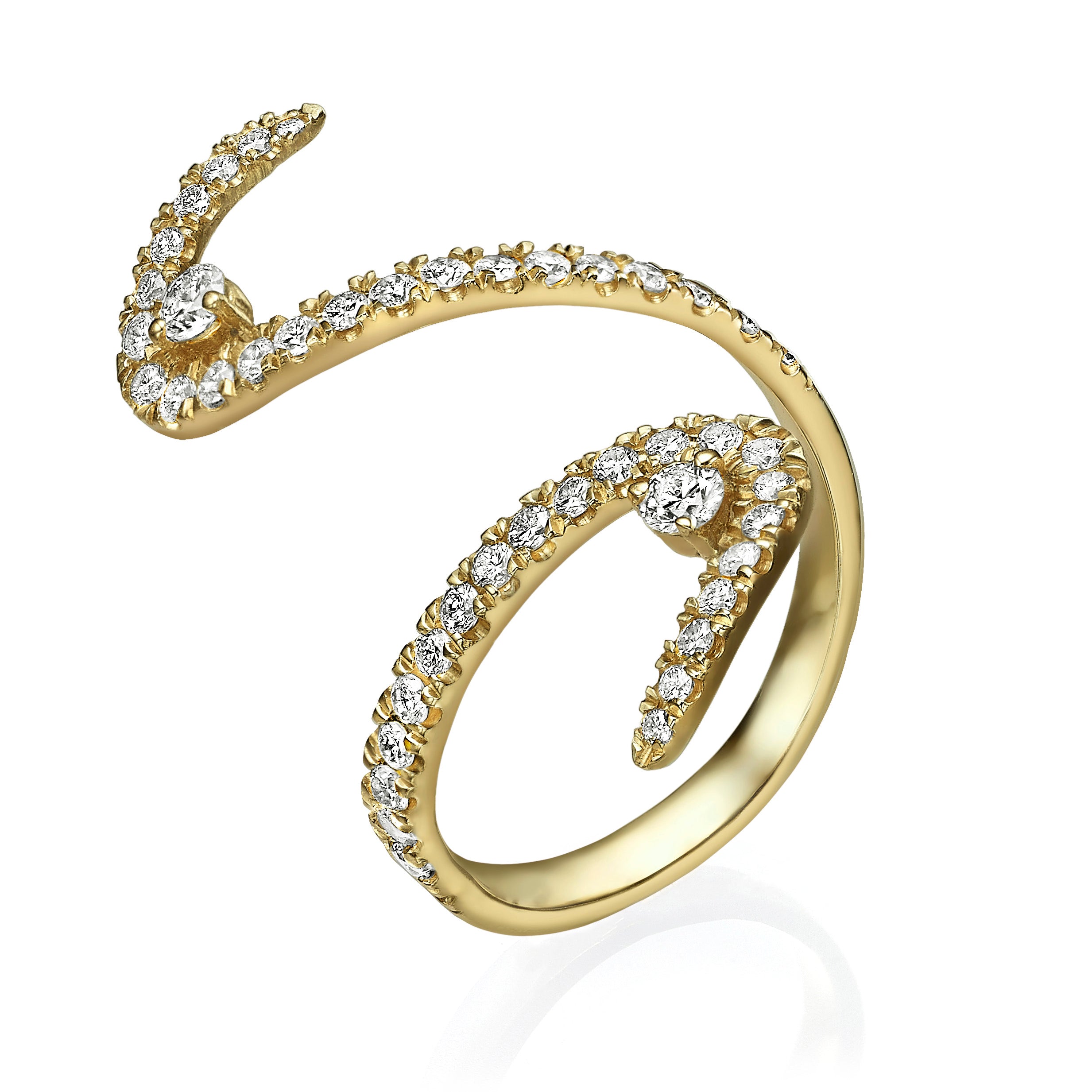 ROZI PAVE DIAOMOND RING