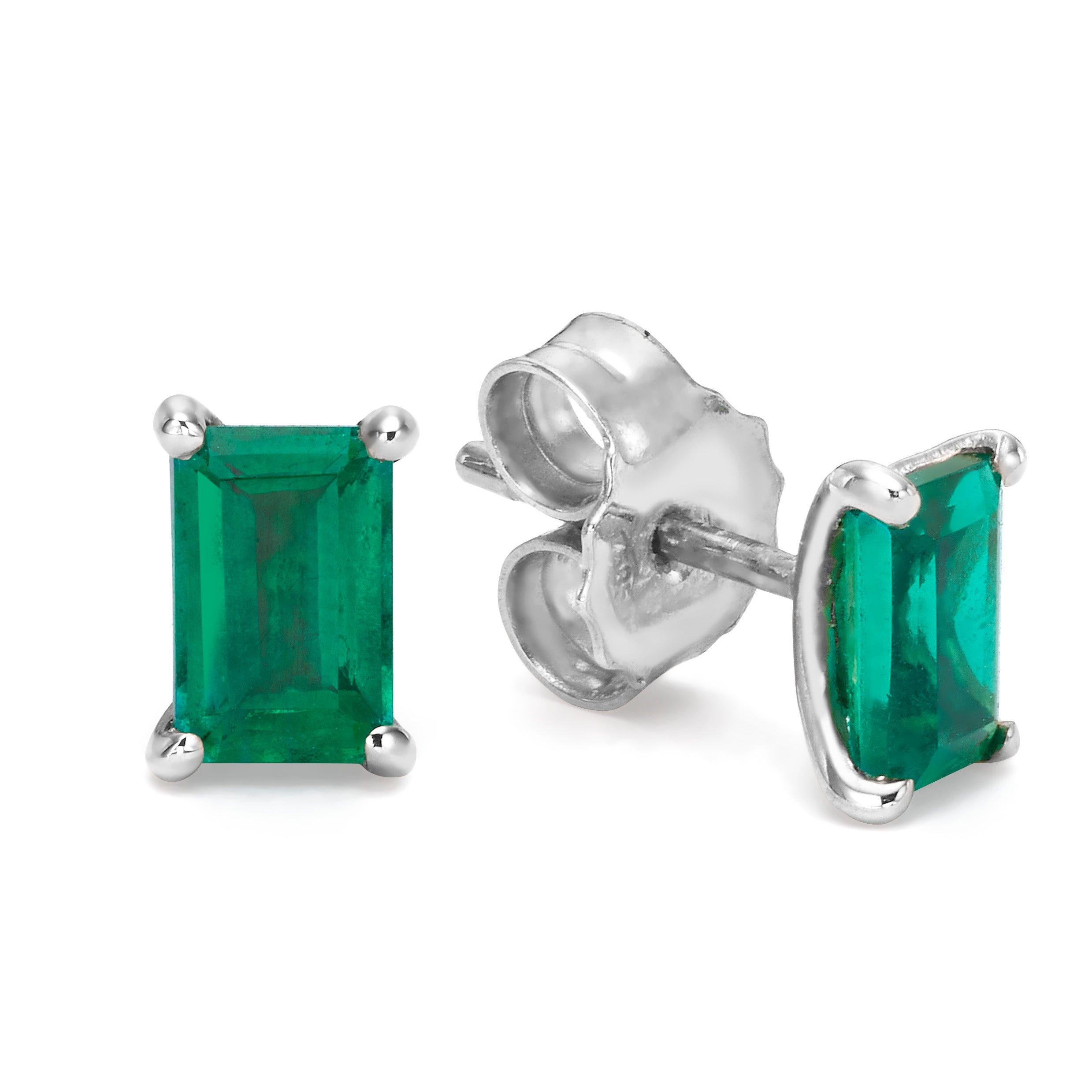 Emerald Gem stone stud