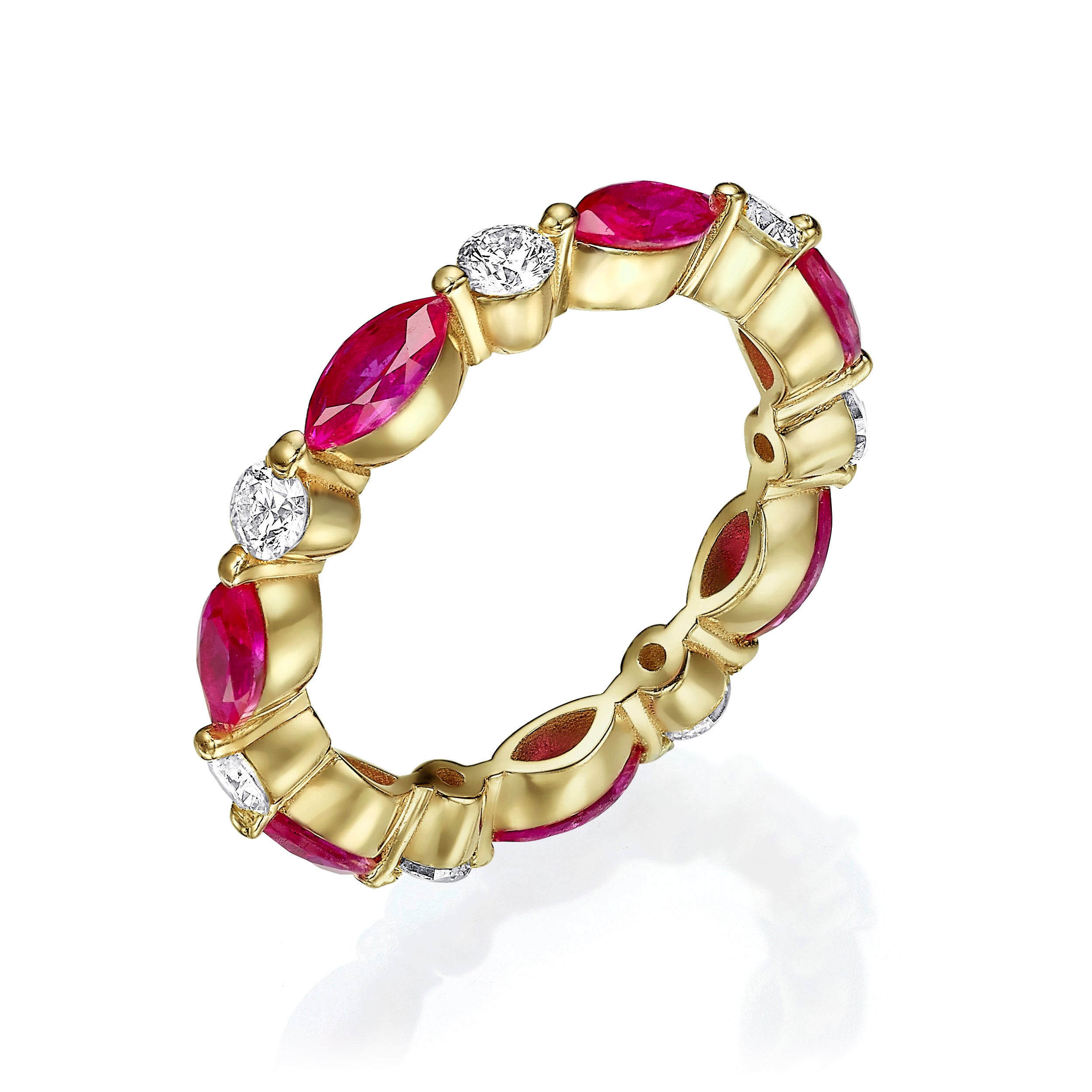 RUBY AND DIAMOND BAND