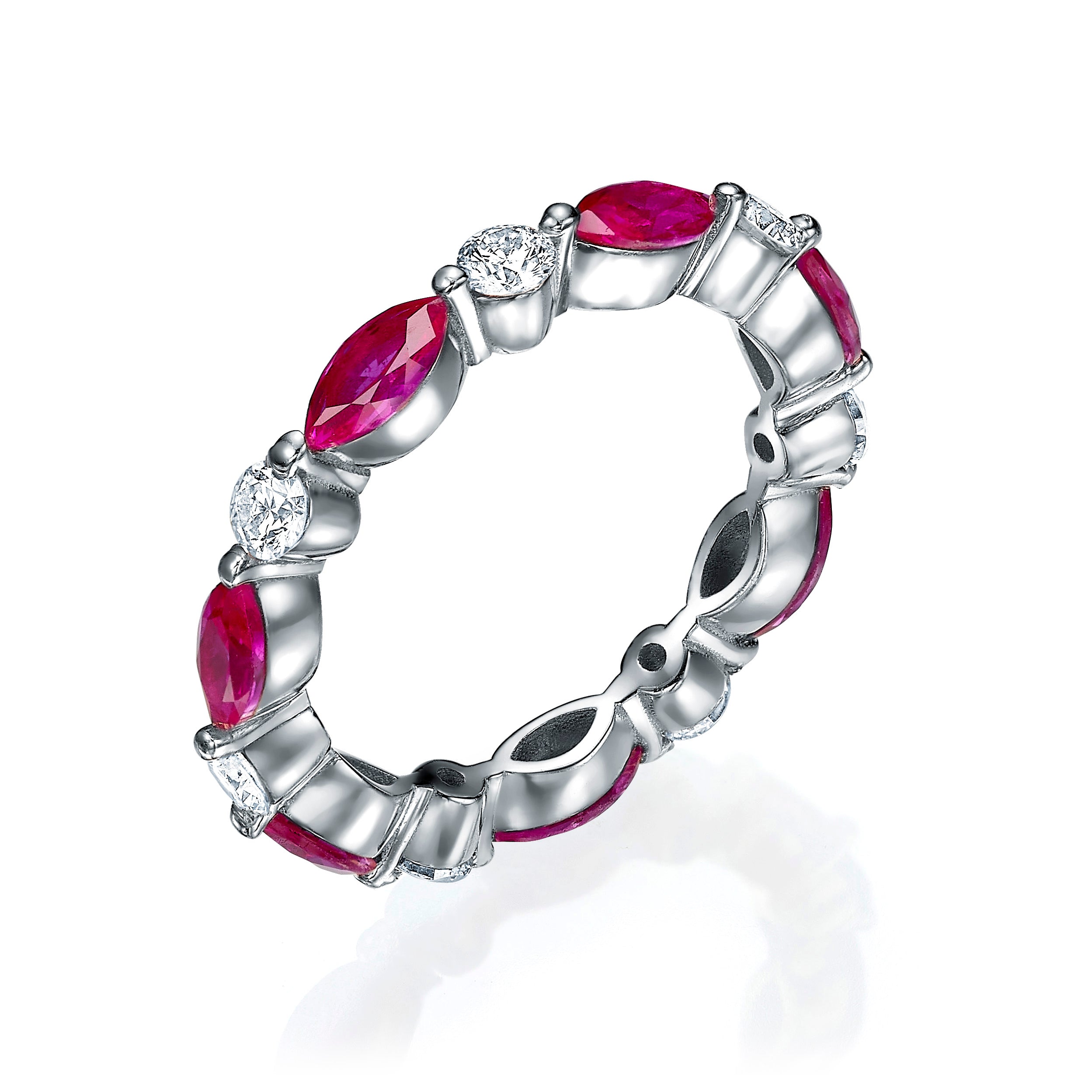 RUBY AND DIAMOND BAND