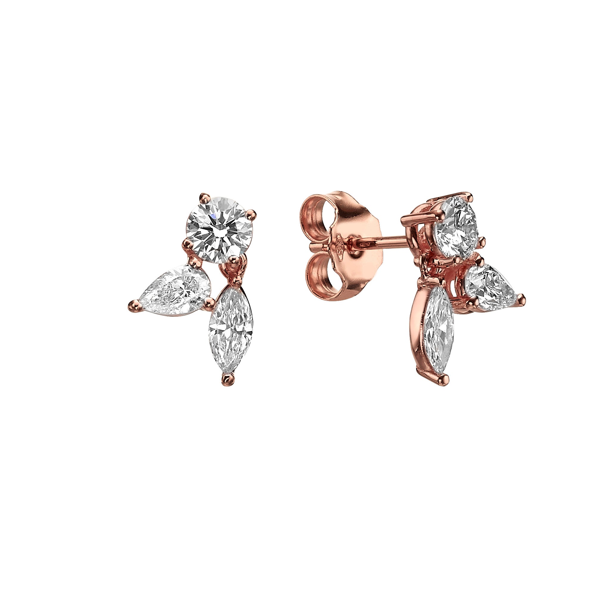 TRIO DIAMOND EARRINGS