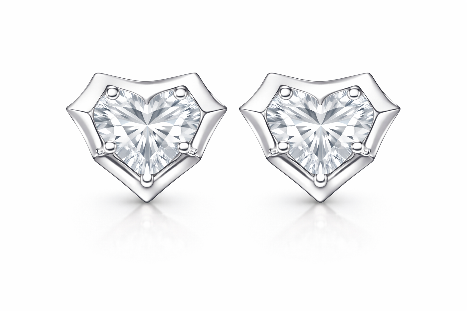 HEART SHAPE KRISI EARRINGS