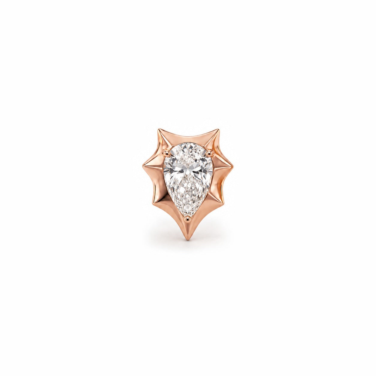 THE CRISI DIAMOND STUDS 1 CT - Rose Gold - Single earring