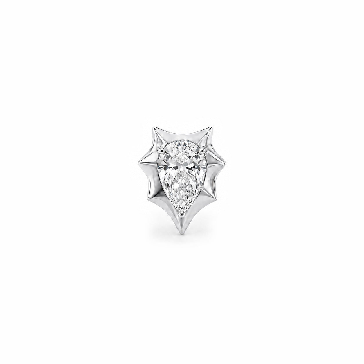 THE CRISI DIAMOND STUDS 1 CT - White Gold - Single earring