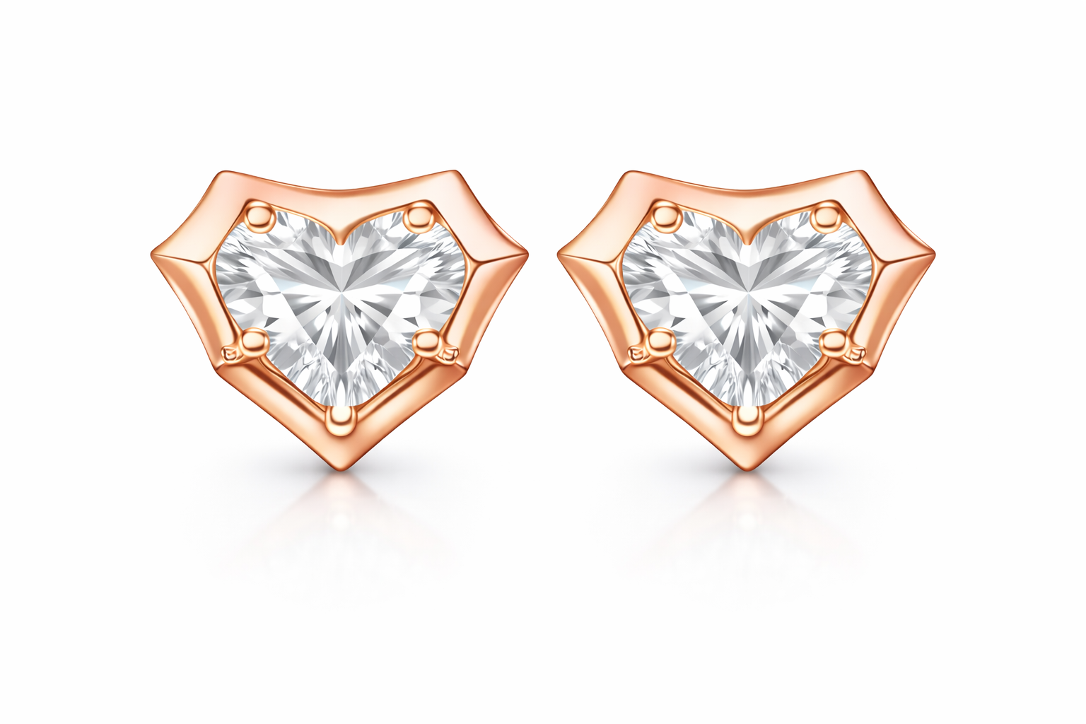 HEART SHAPE KRISI EARRINGS