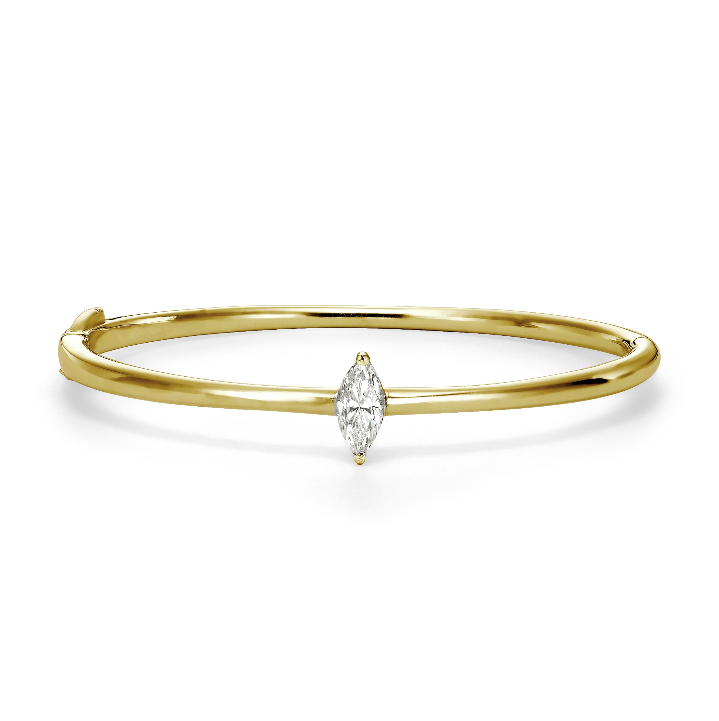 Marquise Cut center bangle