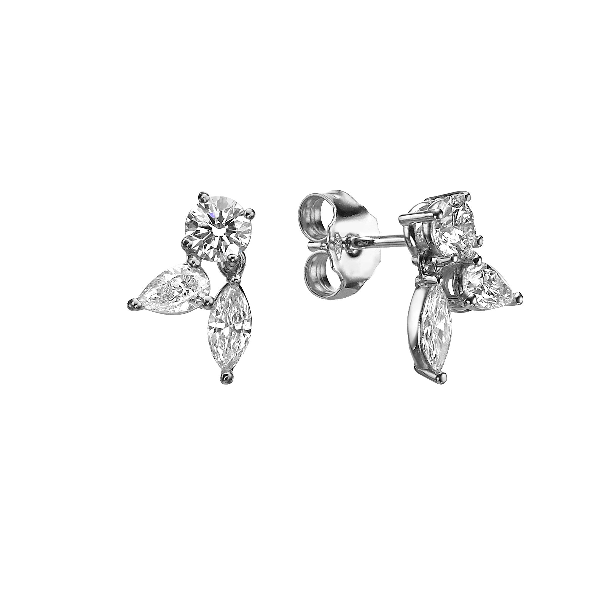 TRIO DIAMOND EARRINGS