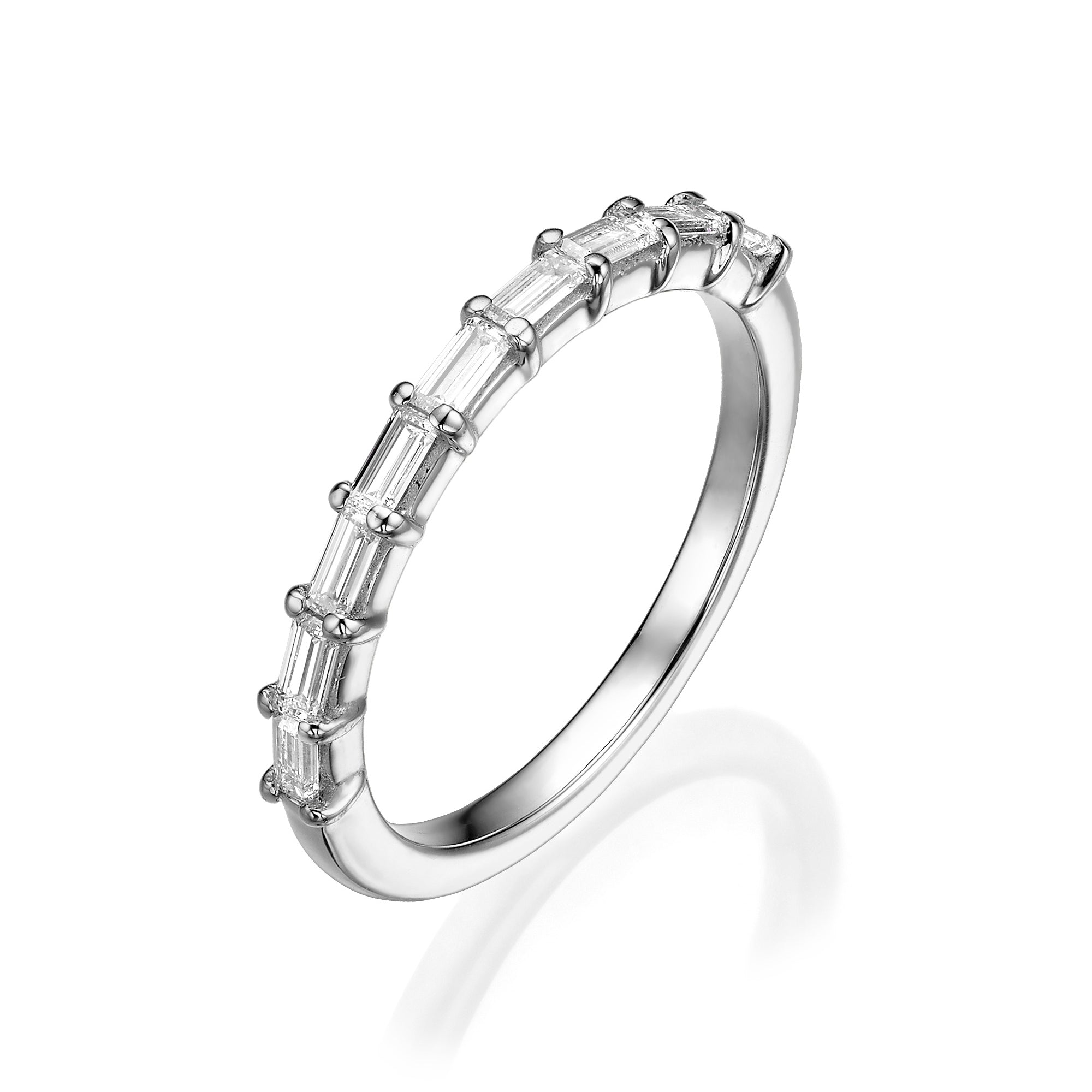 BAGUETTE STRAIGHT DIAMOND RING