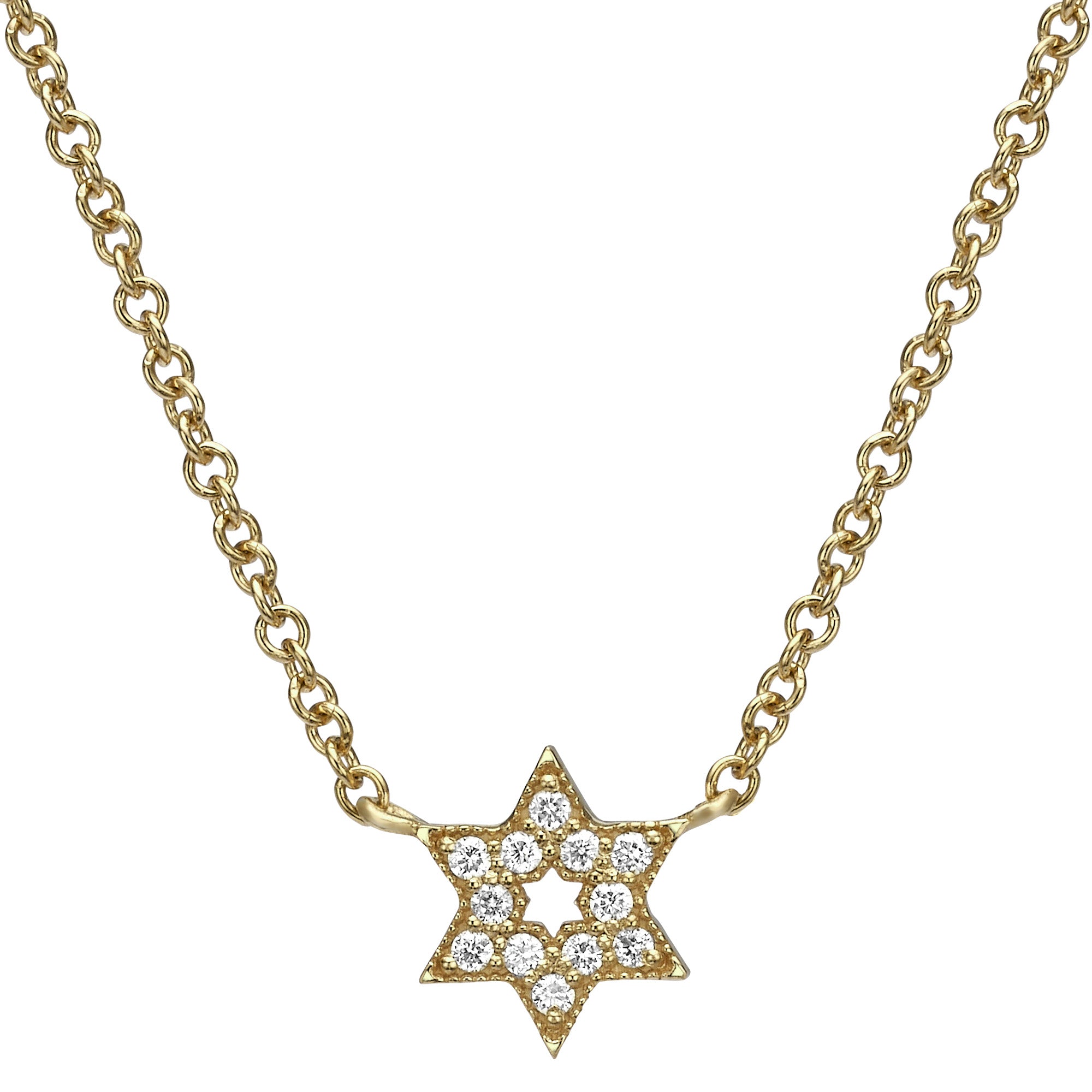 Mini Star of David necklace