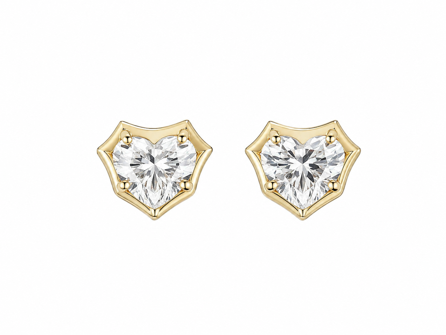HEART SHAPE CRISI EARRINGS