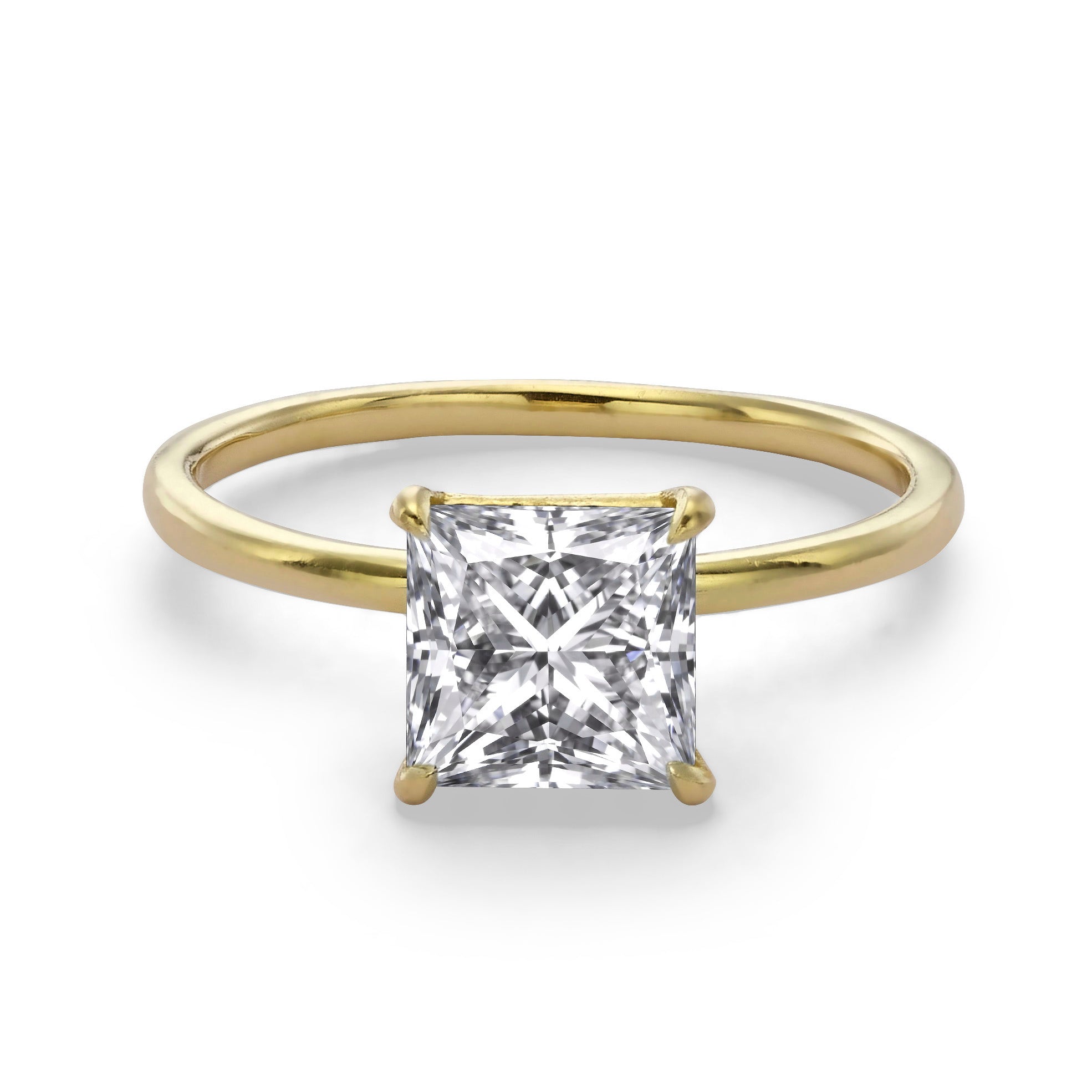 1.5 Ct. PRINCESS CUT DIAMOND ENGAGEMENT RING