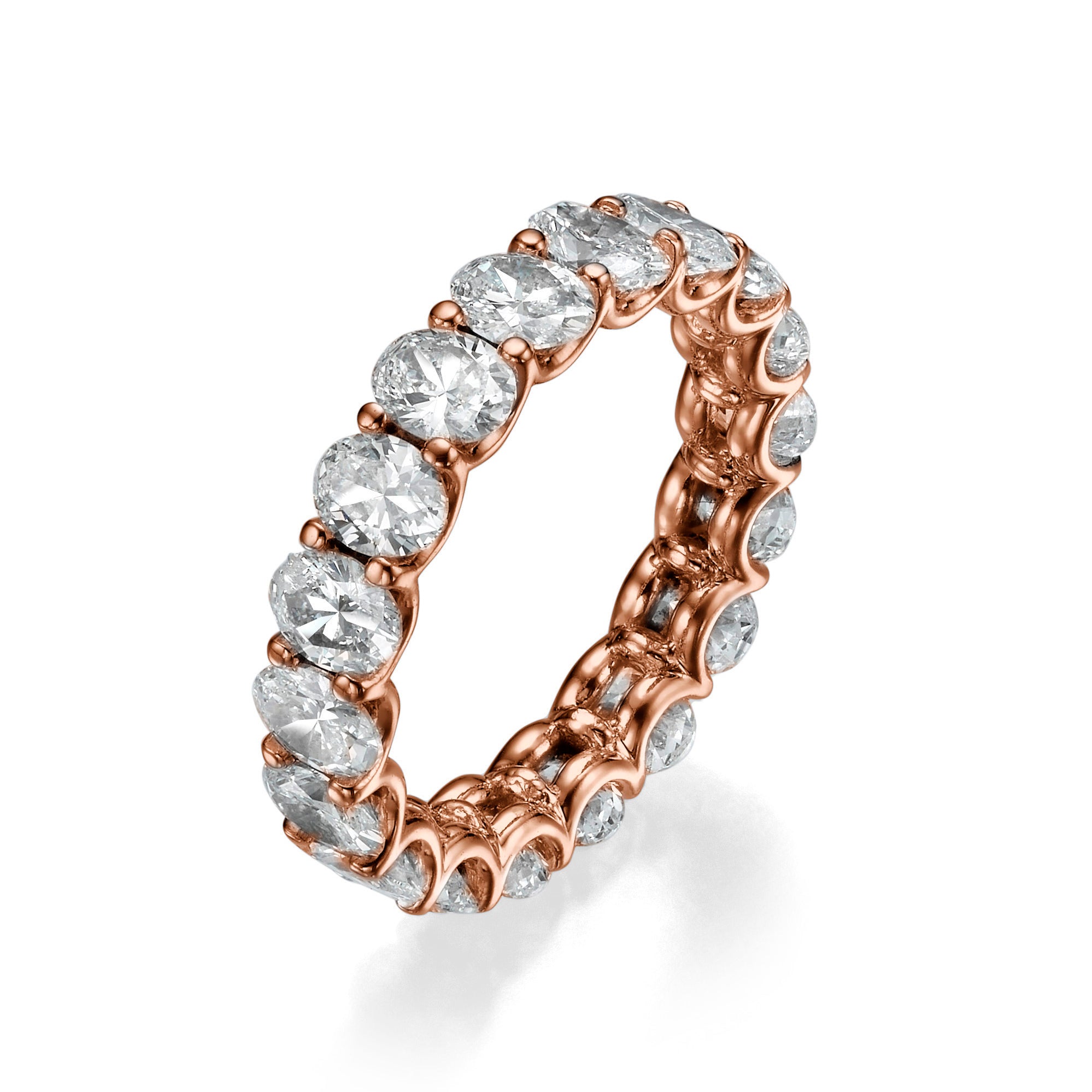 OVAL DIAMOND ETERNITY BAND 0.2CT EACH