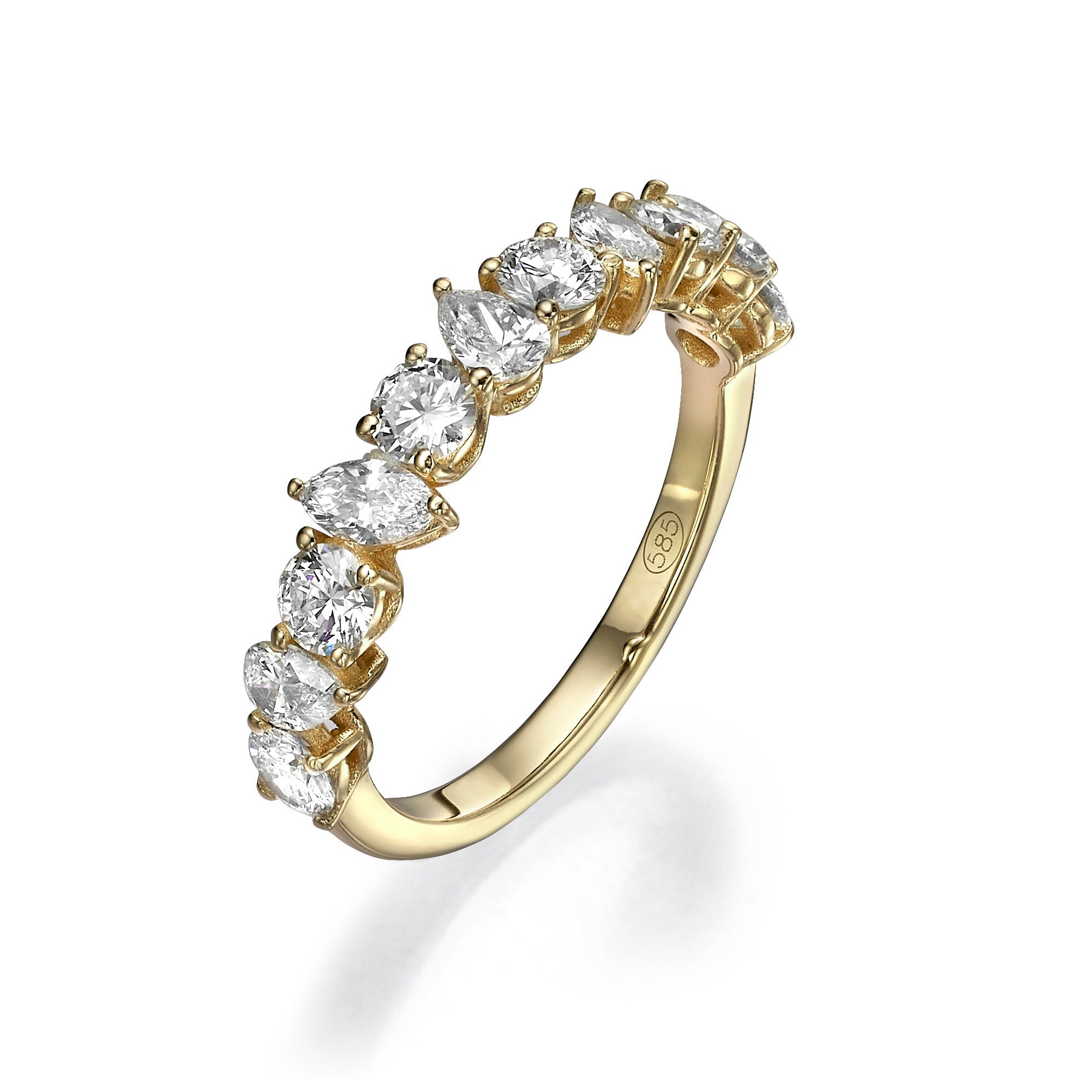 FANCY SHAPE 11 DIAMOND RING