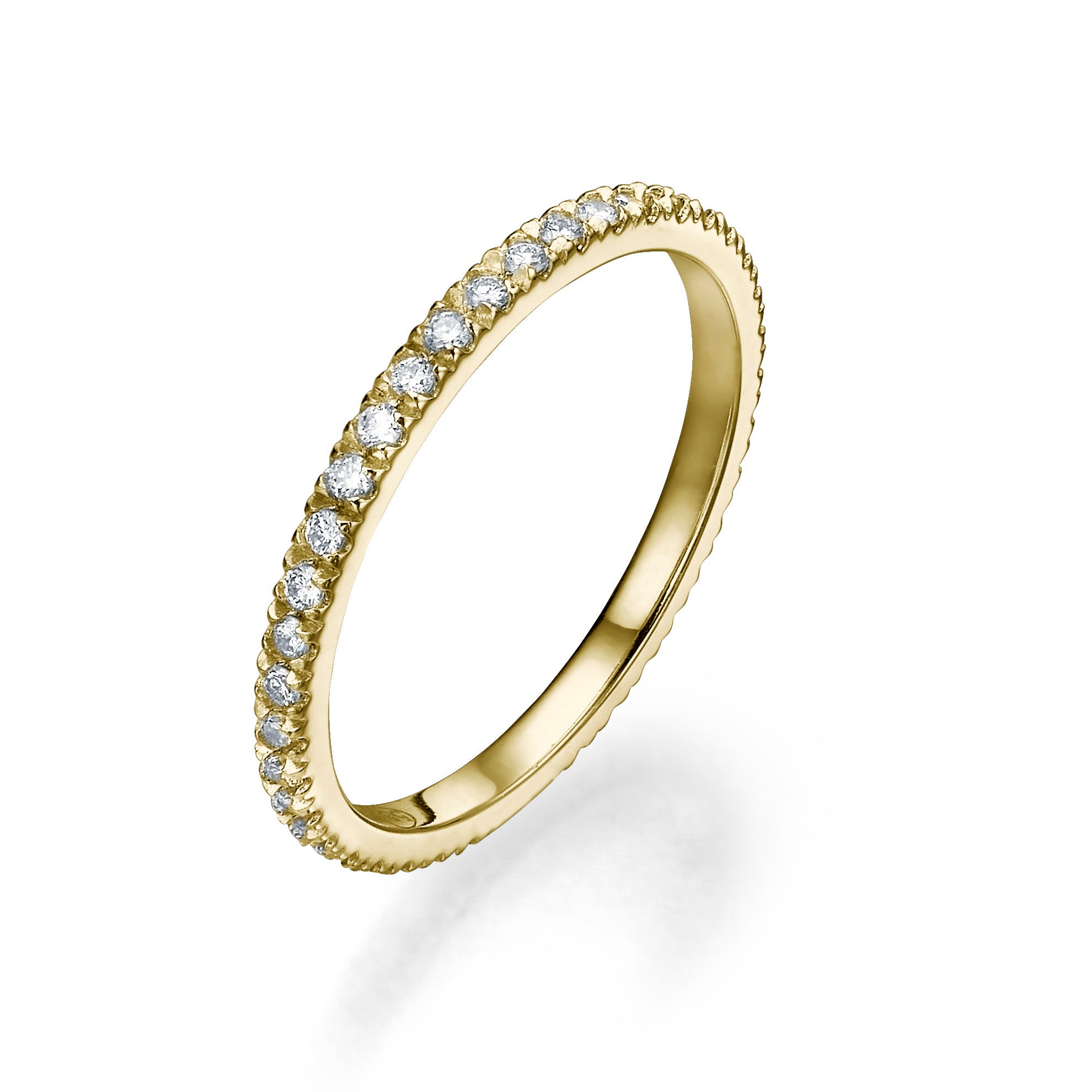 DIAMOND PAVE ETERNITY PINKY RING