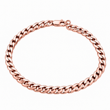 MEN'S CUBAN LINK GOLD BRACELET - Rose Gold