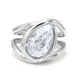 SOLARIS MARQUISE RING - White Gold