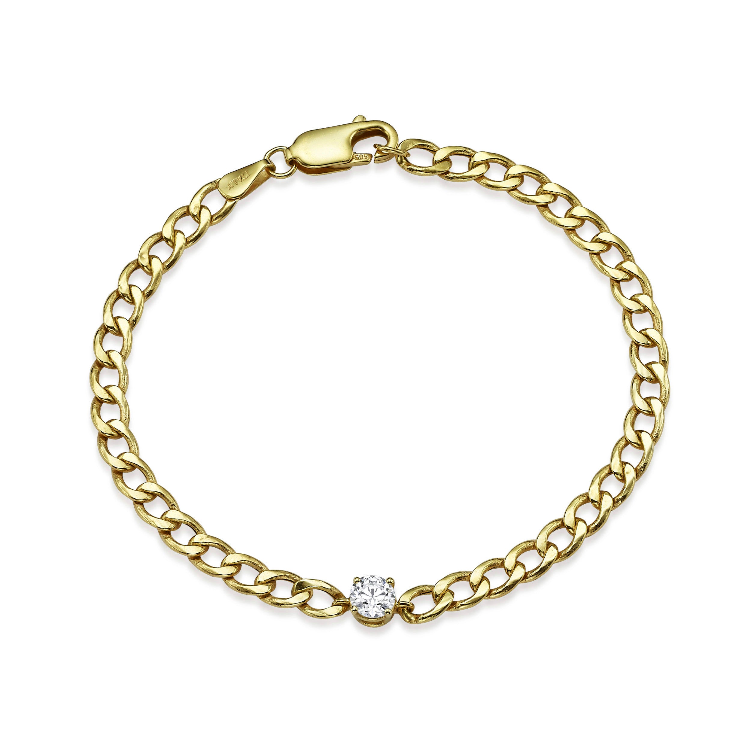 Round diamond gourmet bracelet