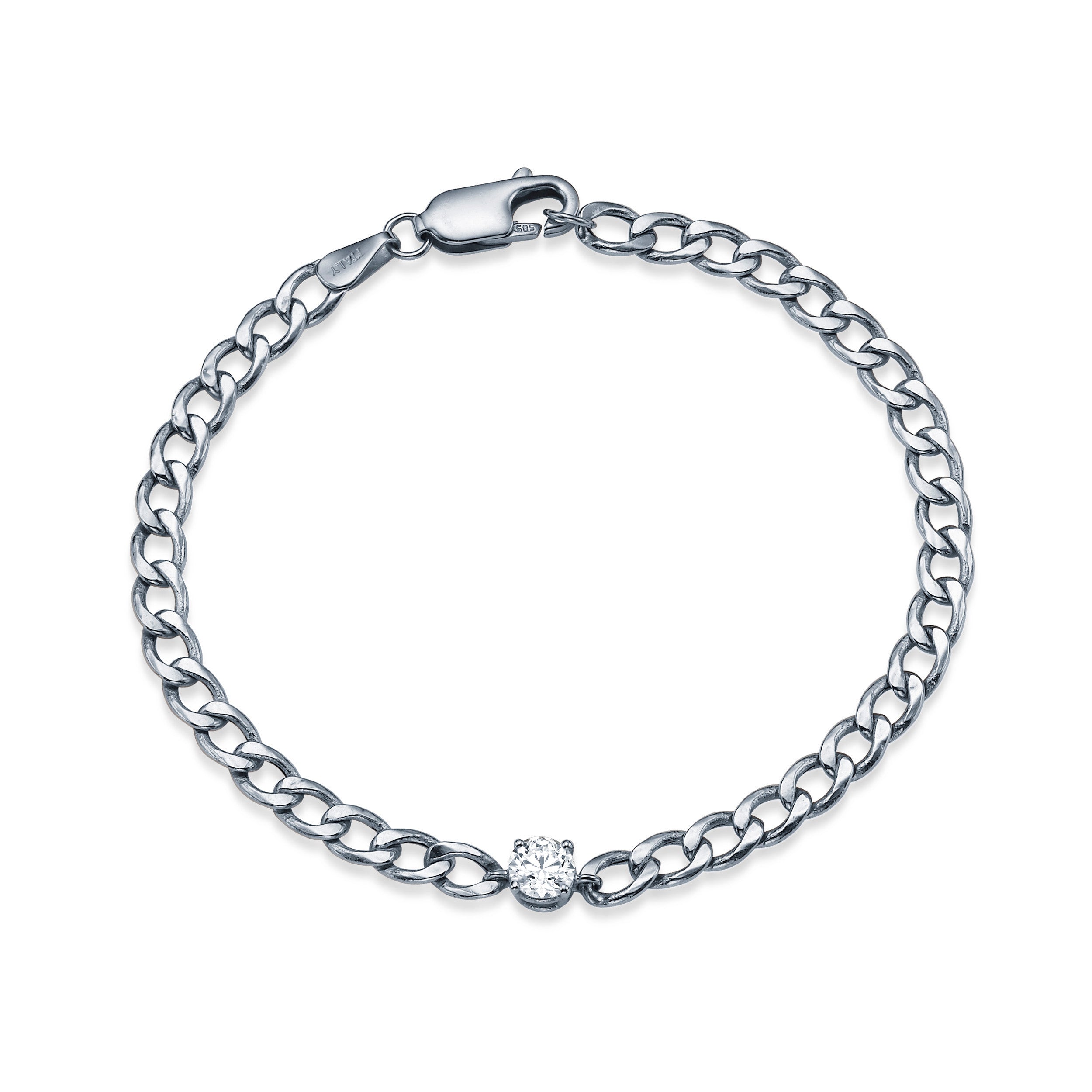 Round diamond gourmet bracelet